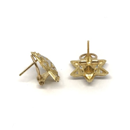 Orecchini pvz oro 18 kt