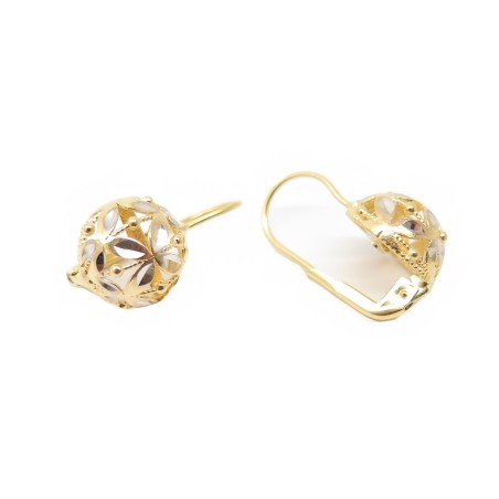 18 kt gold pvz earrings