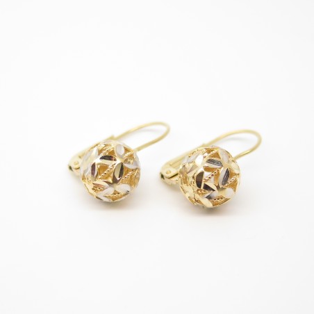 18 kt gold pvz earrings