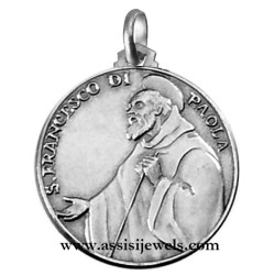 Medaglia di S. Francesco di Paola argento 925