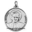 925 sterling silver Saint John Bosco medal