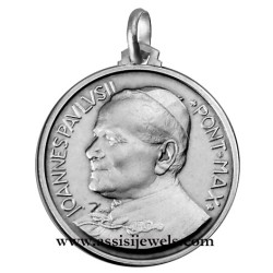 Medaglia di Papa Giovanni Paolo II argento 925