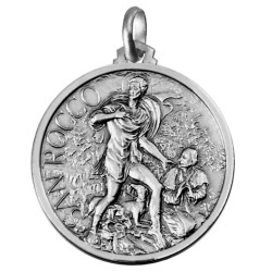 Medaglia di S. Rocco argento 925