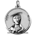 925 sterling silver Saint Hugh medal