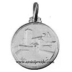 Medaglia del Sacro convento argento 925