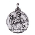 925 sterling silver Saint Barbara medal