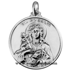 Medaglia di S. Rosalia argento 925