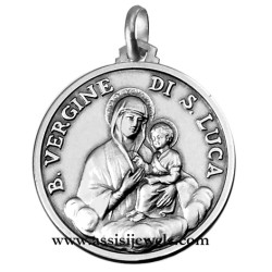 Medaglia della beata Vergine di San Luca argento 925