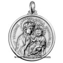 925 sterling silver Madonna consoled medal