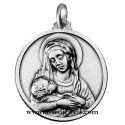 Medaglia Madonna divina provvidenza argento 925