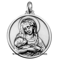 925 sterling silver Our Lady of divine provvidence medal