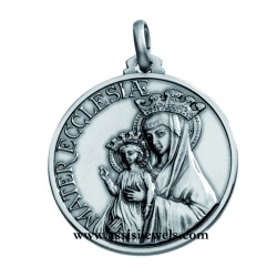 Medaglia Madonna Mater Ecclesiae argento 925