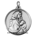 925 sterling silver Madonna of ferruzzi medal