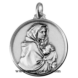 Medaglia Madonna del ferruzzi argento 925