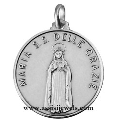 925 sterling silver Virgin of the Grace medal