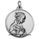 925 sterling silver Madonna of the lippi medal