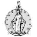 925 sterling silver  miraculous Madonna medal