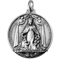 925 sterling silver Madonna of monte Berico medal