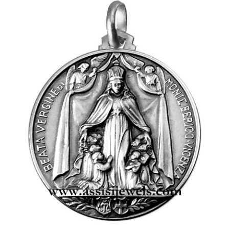 Medaglia Madonna di monte Berico argento 925
