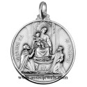 Medaglia Madonna di Pompei argento 925