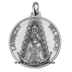 Medaglia Madonna del Rocio argento 925