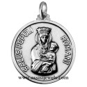 925 sterling silver Madonna salus popoli medal