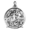 Medaglia vita di Maria argento 925