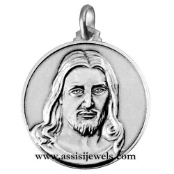 925 sterling silver Merciful Christ medal
