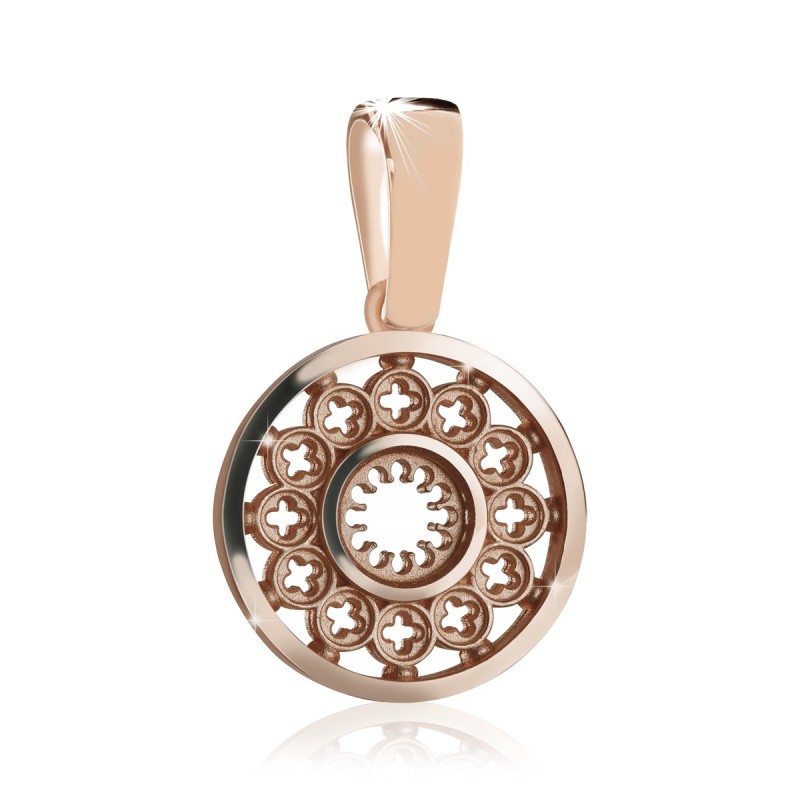 Sterling silver rosewindow Cathedral of Florence small pendant