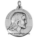 925 sterling silver Christ Redeemer medal