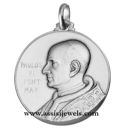 925 sterling silver Pope Paul Vi medal