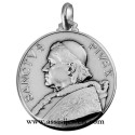 925 sterling silver Pope Pio X medal
