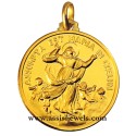 Medaglia Madonna Assunta in cielo oro 18 kt