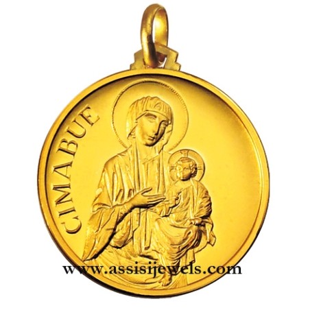 Medaglia Madonna del Cimabue oro 18 kt