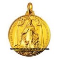 Medaglia Madonna di monte Berico oro 18 kt
