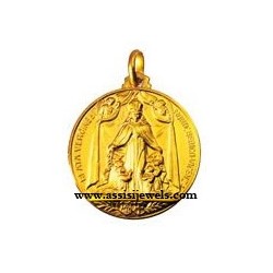 Medaglia Madonna di monte Berico oro 18 kt
