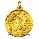 Medaglia vita di Maria oro 18 kt