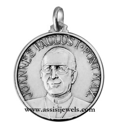 Medaglia di Papa Giovanni Paolo I argento 925