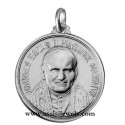 Medaglia di Papa Giovanni Paolo II argento 925