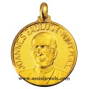 18 kt gold Pope Jhon Paul I medal