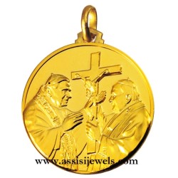 Medaglia consegne Papi oro 18 kt
