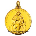 18 kt gold Saint Anne medal