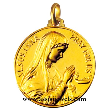 Medaglia di S. Susanna oro 18 kt