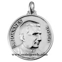925 sterling silver Saint John Bosco medal