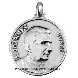 Medaglia San Giovanni Bosco argento 925