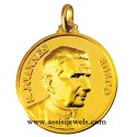 Medaglia di San Giovanni Bosco oro 18 kt