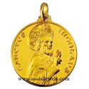 Medaglia di San Nicola oro 18 kt