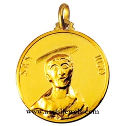 Medaglia di S. Ugo oro 18 kt