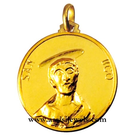 Medaglia di S. Ugo oro 18 kt