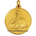 Medaglia Cristo di Emmaus oro 18 kt